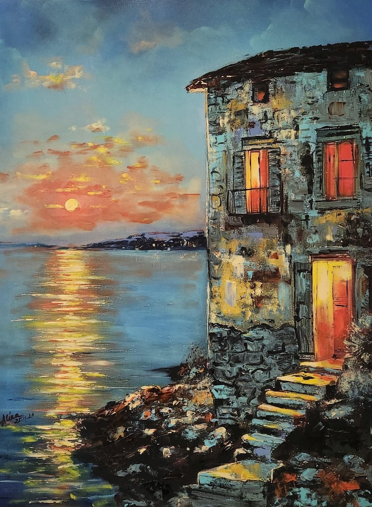 ArteDiAlina.com painting: Requiem for a past day